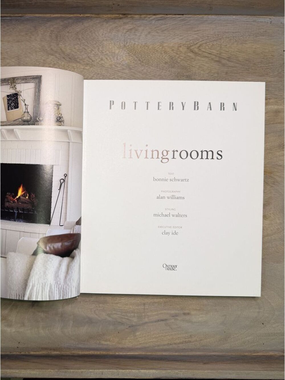 Pottery Barn Living Rooms Coffee Table Book